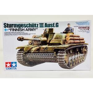 Tamiya Sturmgeschutz III Ausf.G Finnish Army 1:35 Plastic Model Kit 35310 Sealed